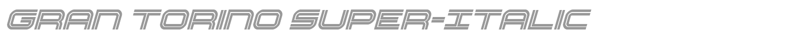 Gran Torino font preview