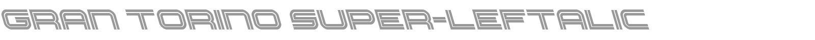 Gran Torino font preview