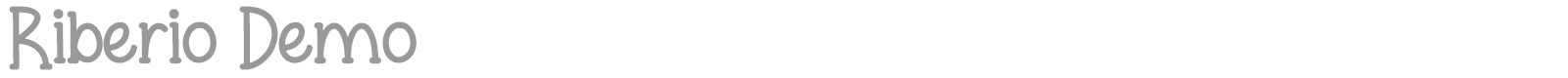 Riberio font preview