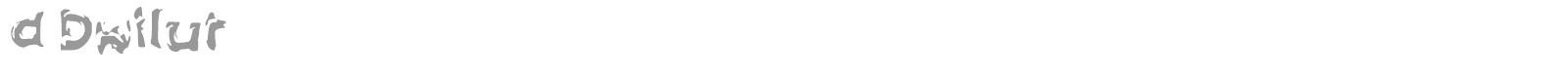 d Dwilut font preview