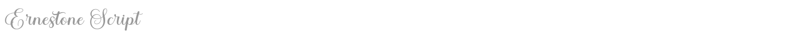 Ernestone Script font preview