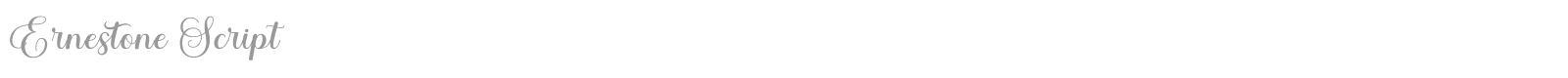 Ernestone Script font preview