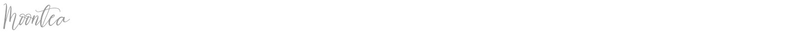 Moontea font preview