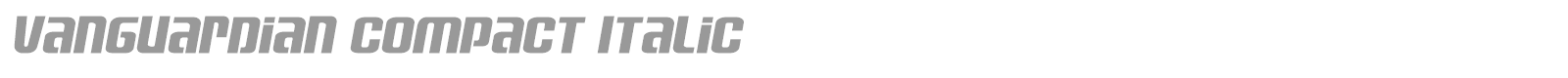 Vanguardian font preview