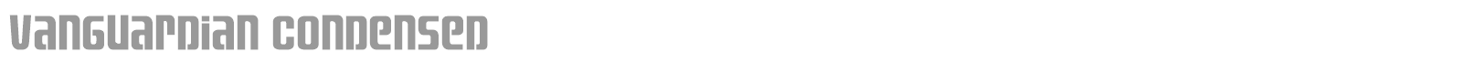 Vanguardian font preview