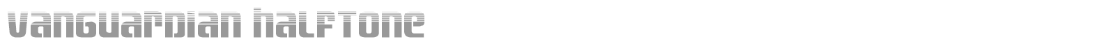 Vanguardian font preview