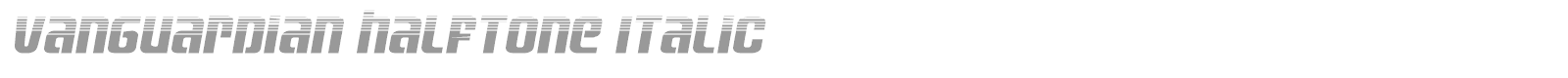 Vanguardian font preview