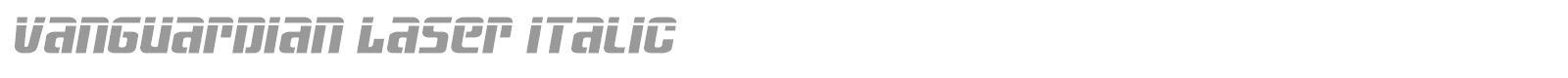Vanguardian font preview