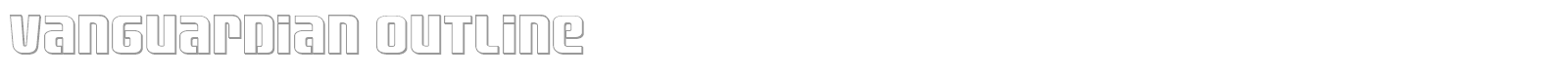 Vanguardian font preview