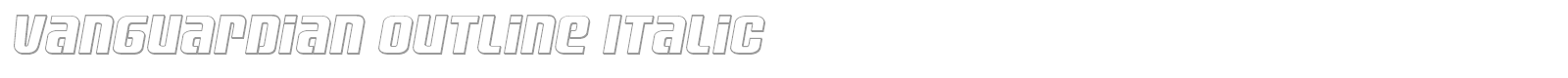 Vanguardian font preview
