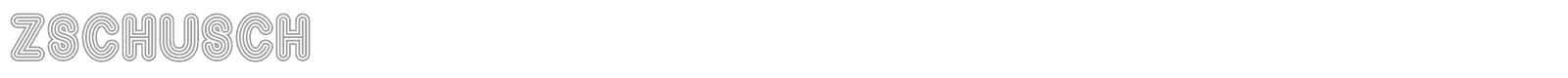 Zschusch font preview