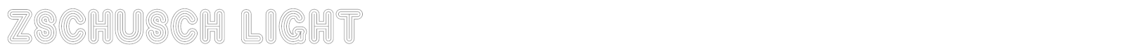 Zschusch font preview