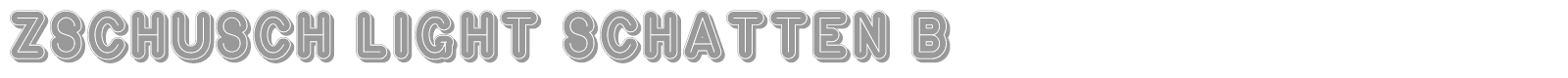 Zschusch font preview