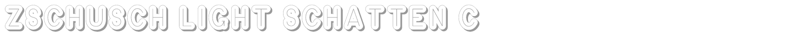 Zschusch font preview