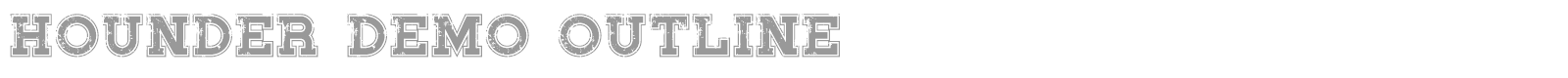 Hounder font preview