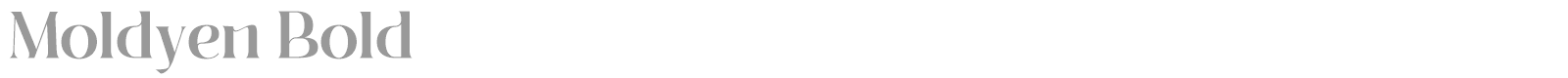 Moldyen font preview