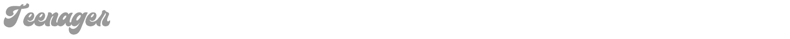 Teenager font preview