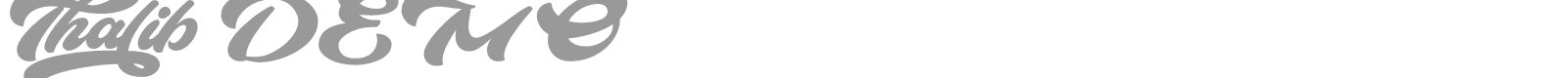 Thalib font preview
