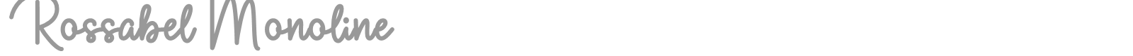 Rossabel font preview