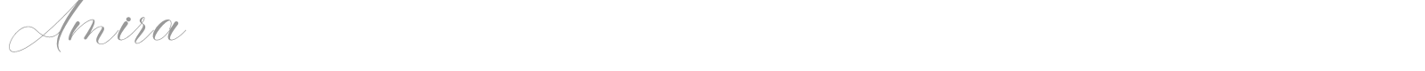 Amira font preview