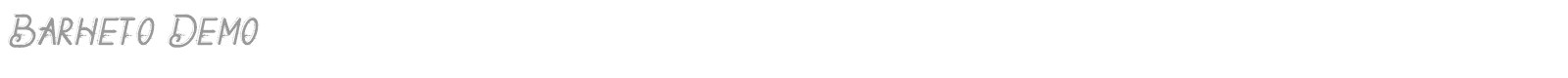 Barheto font preview