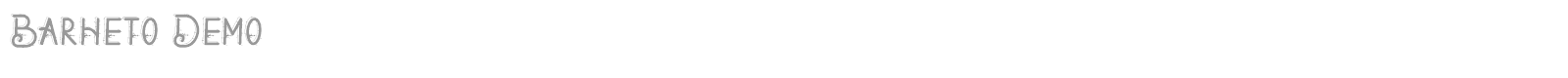 Barheto font preview