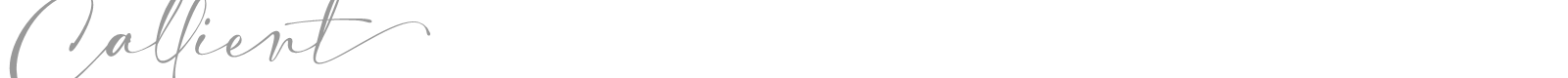 Callient font preview