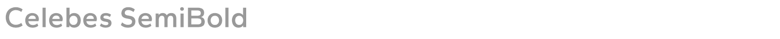 Celebes font preview