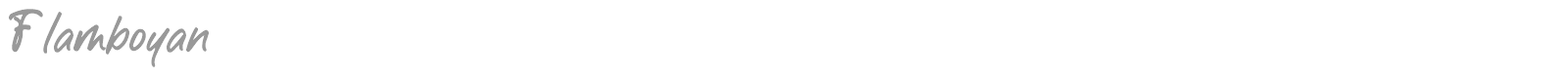 Flamboyan font preview