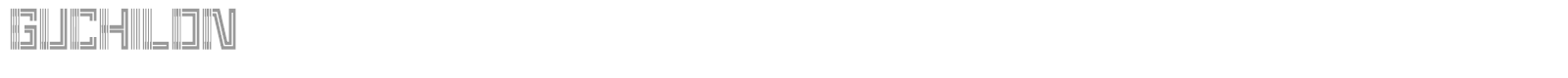 Guchilon font preview
