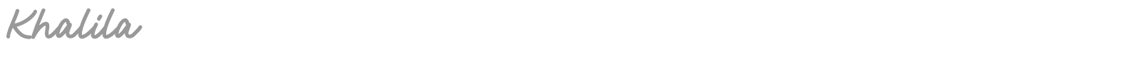 Khalila font preview
