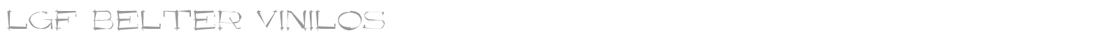 LGF Belter font preview