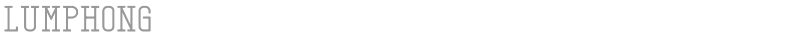Lumphong font preview