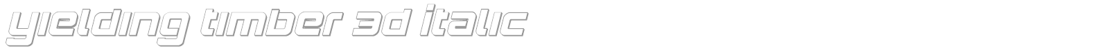 Yielding Timber font preview