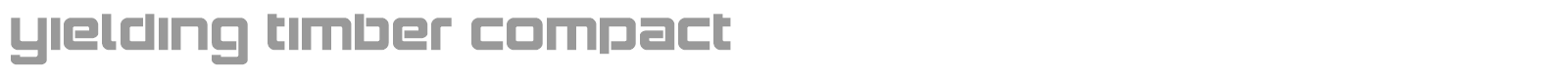 Yielding Timber font preview