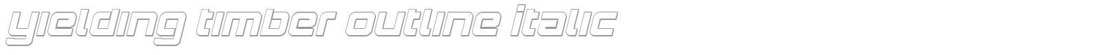 Yielding Timber font preview