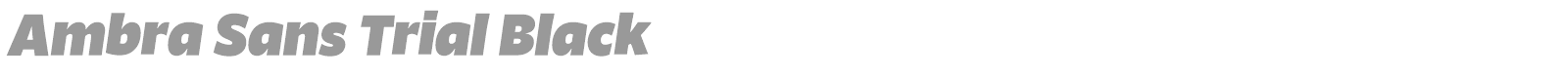 Ambra Sans font preview