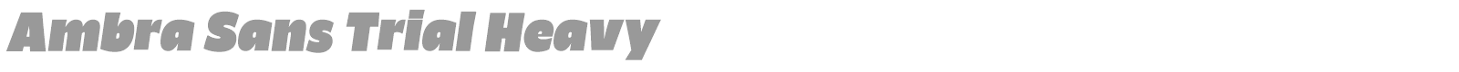 Ambra Sans font preview