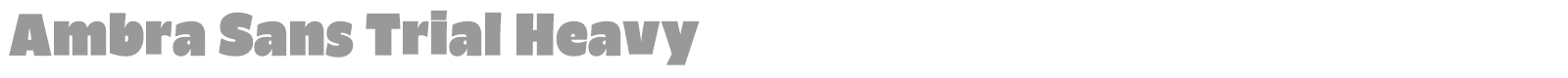 Ambra Sans font preview