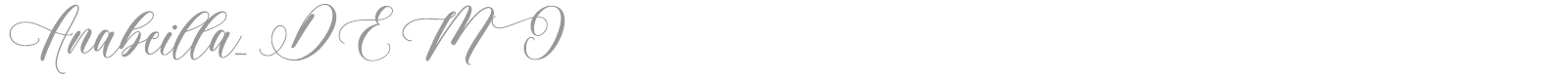 Anabeilla font preview