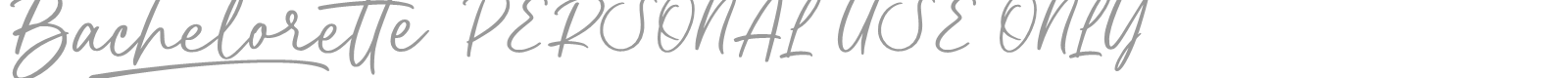 Bachelorette font preview