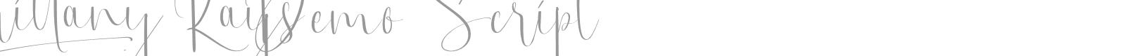 Brittany Rays Script font preview