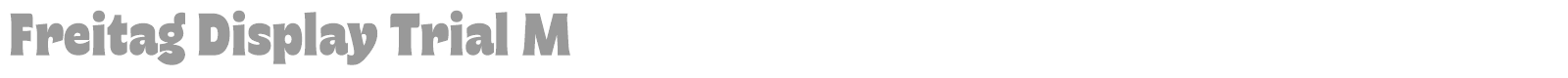 Freitag Display font preview