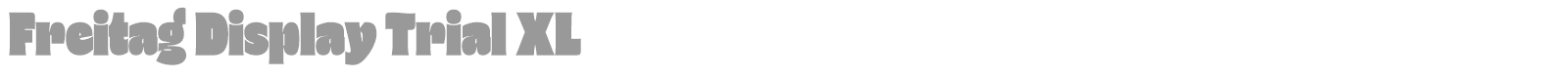 Freitag Display font preview