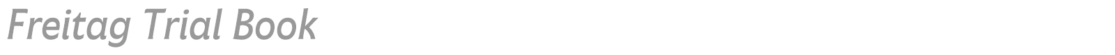 Freitag font preview