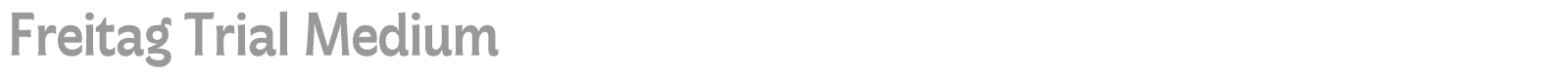 Freitag font preview
