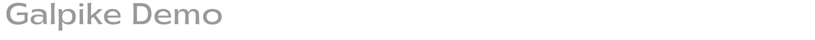 Galpike font preview