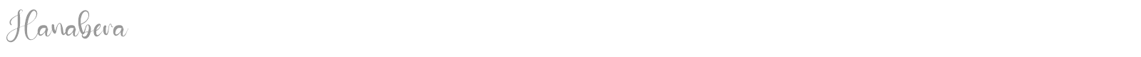 Hanabera font preview