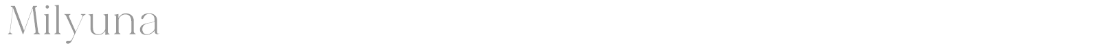 Milyuna font preview