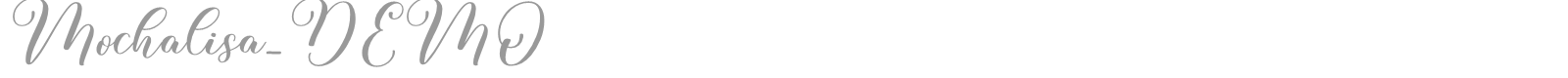 Mochalisa font preview